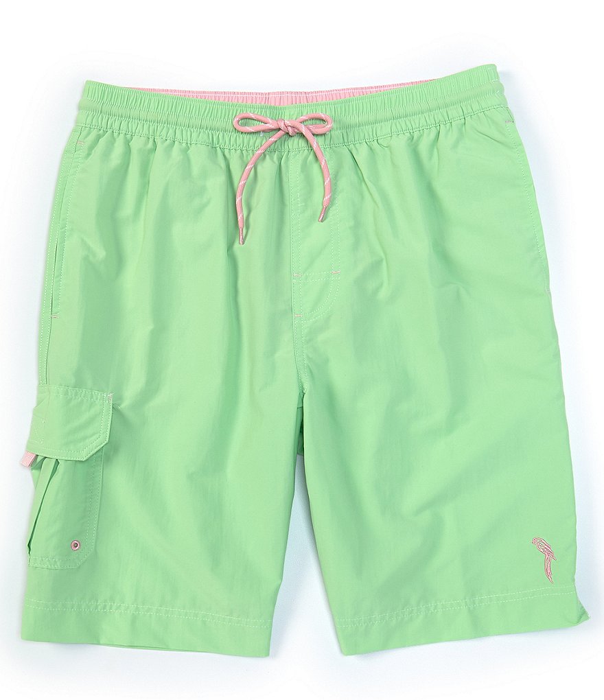 Tommy Bahama Baja Tails from the Sea 9#double; Inseam Board Trunks