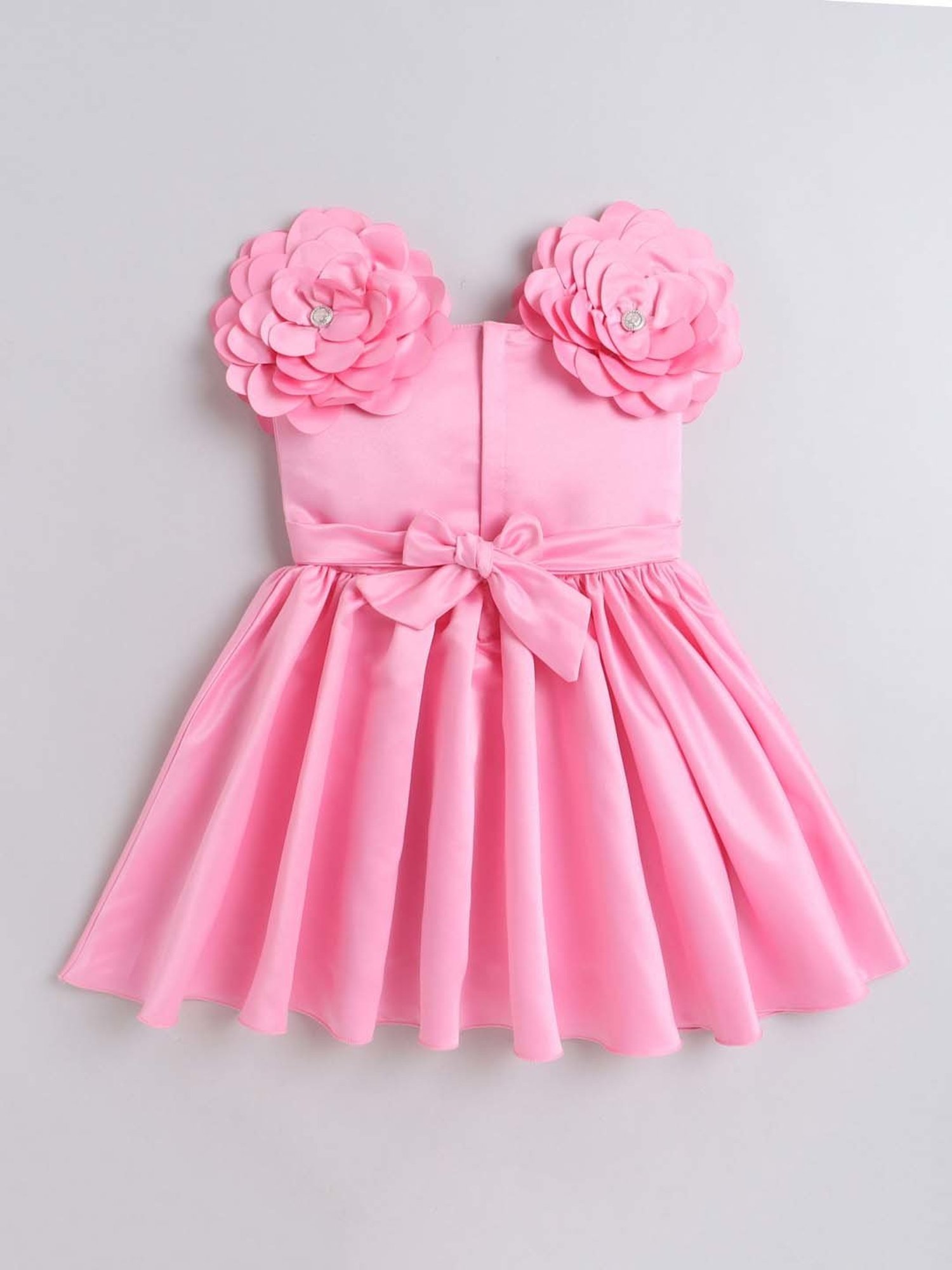 The Magic Wand Kids Pink Applique Dress