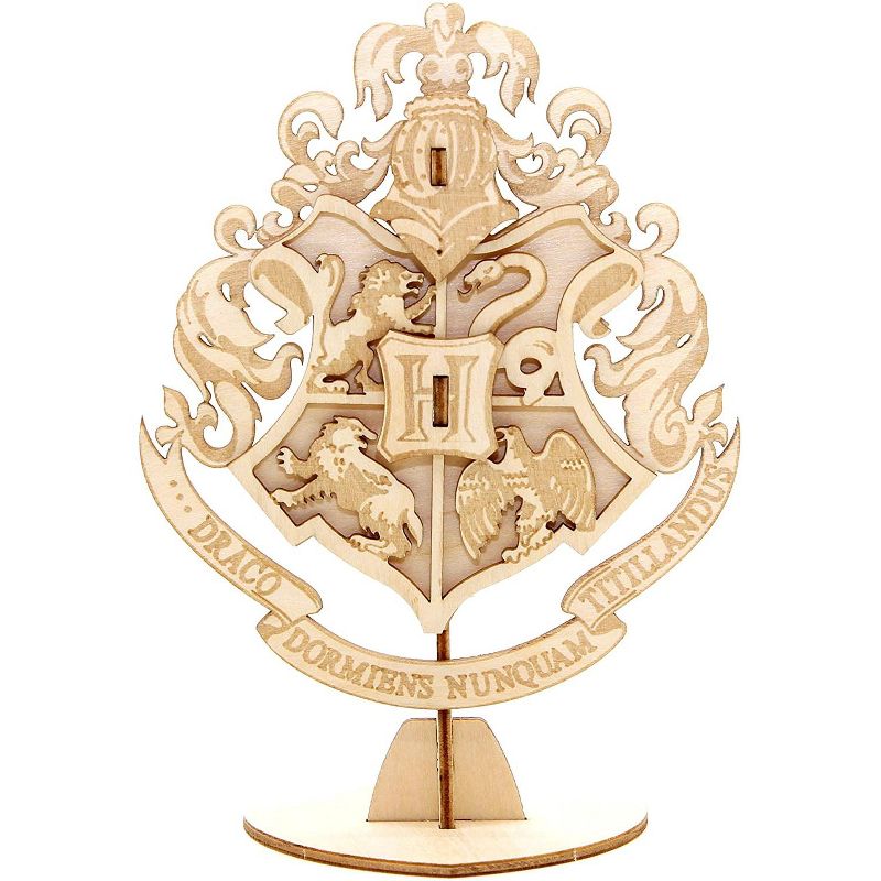 Incredibuilds Harry Potter Hogwarts Crest Book & Wood Model Kit