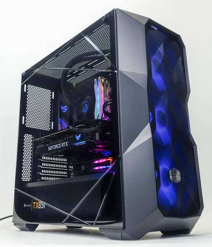 Custom Gaming Desktop PC - Intel i5-10600K 4.1GHz - GeForce RTX 3060 12GB - 16GB DDR4 RAM - 512GB NVME M.2 SSD (Solid State Drive) - 850w PSU - Wi-Fi
