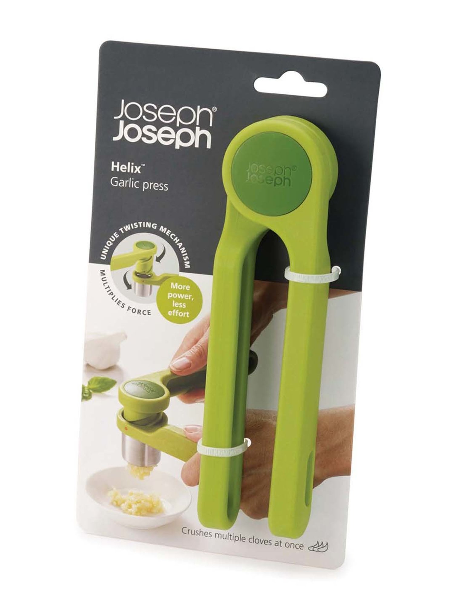 Joseph Joseph Green Stainless Steel 2 cm Garlic Press - Set of 1