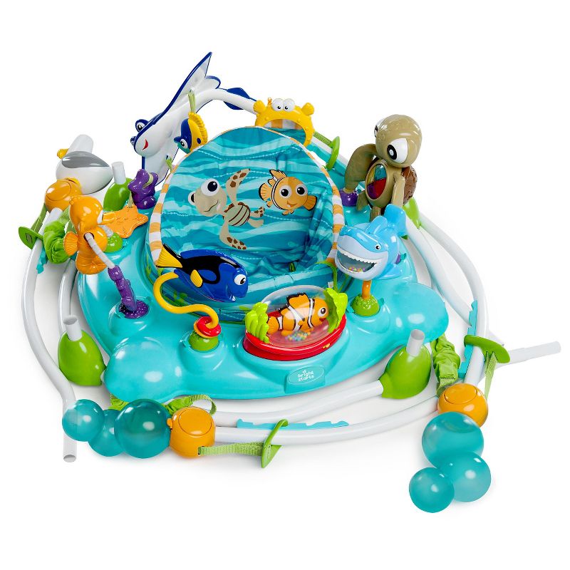Evenflo Exersaucer Tiny Tropics 2-in-1 Baby Seat + Doorway Jumper