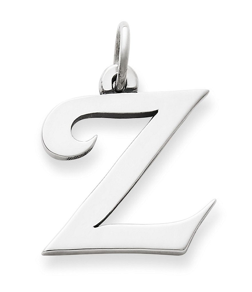 James Avery Large Script Initial Pendant