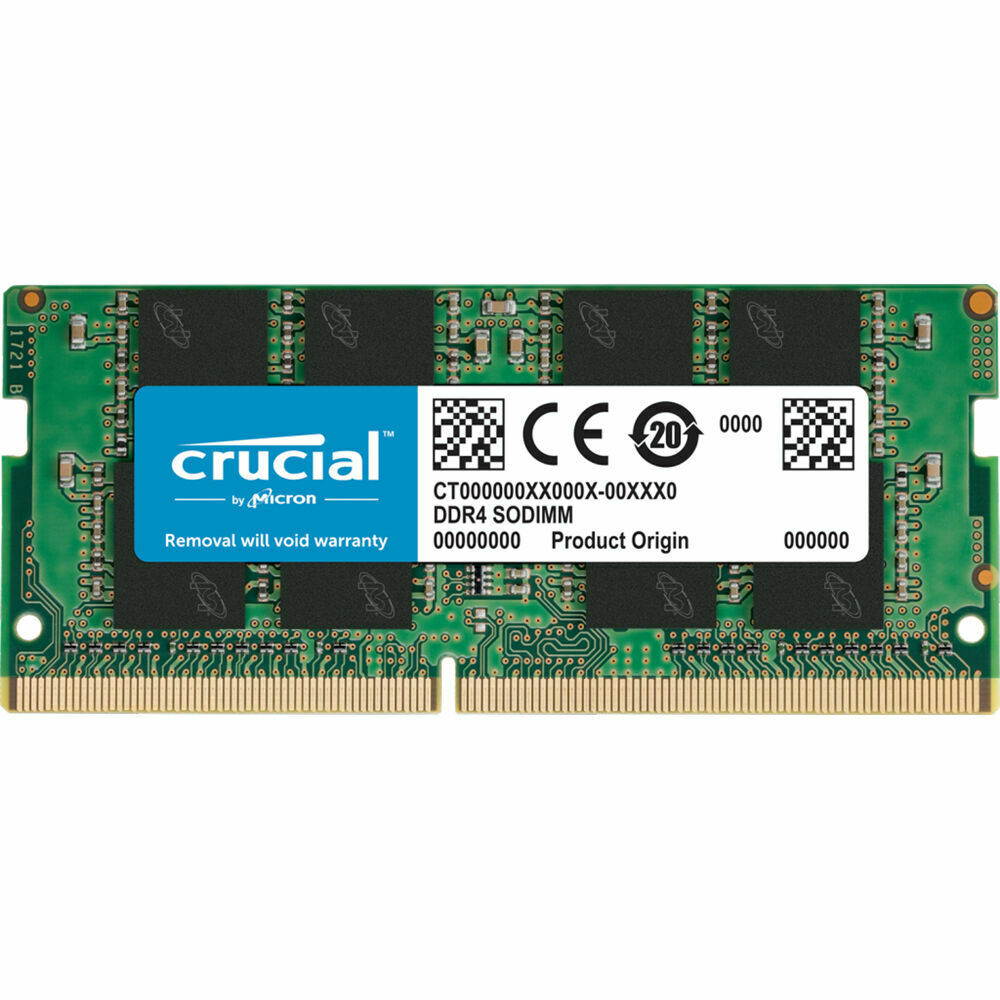 Crucial 16GB (1x16GB) 3200MHz 260-pin SODIMM DDR4 RAM Memory Kit  CT16G4SFRA32A