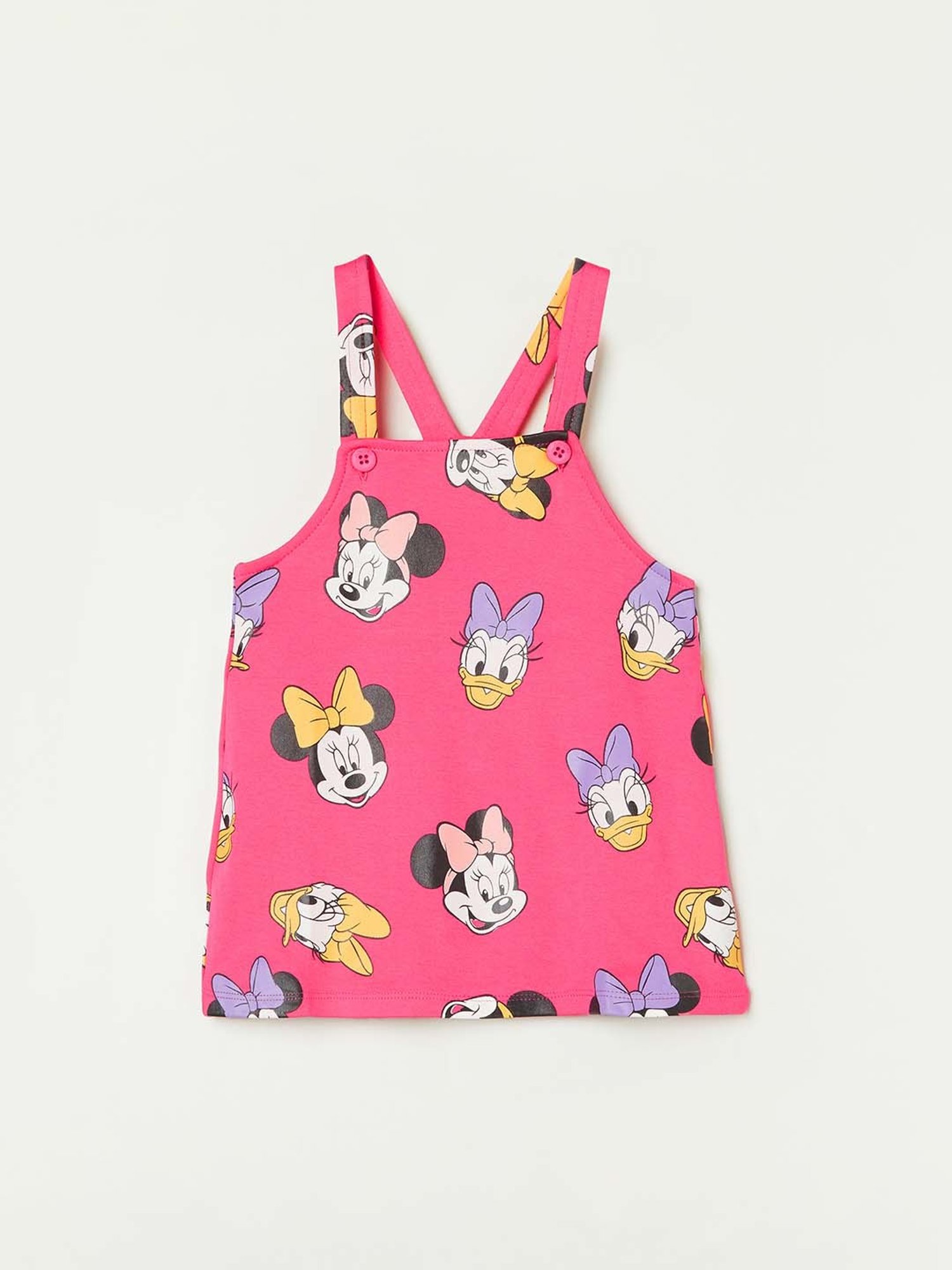 Juniors by Lifestyle Pink & White Cotton Printed Dress Set