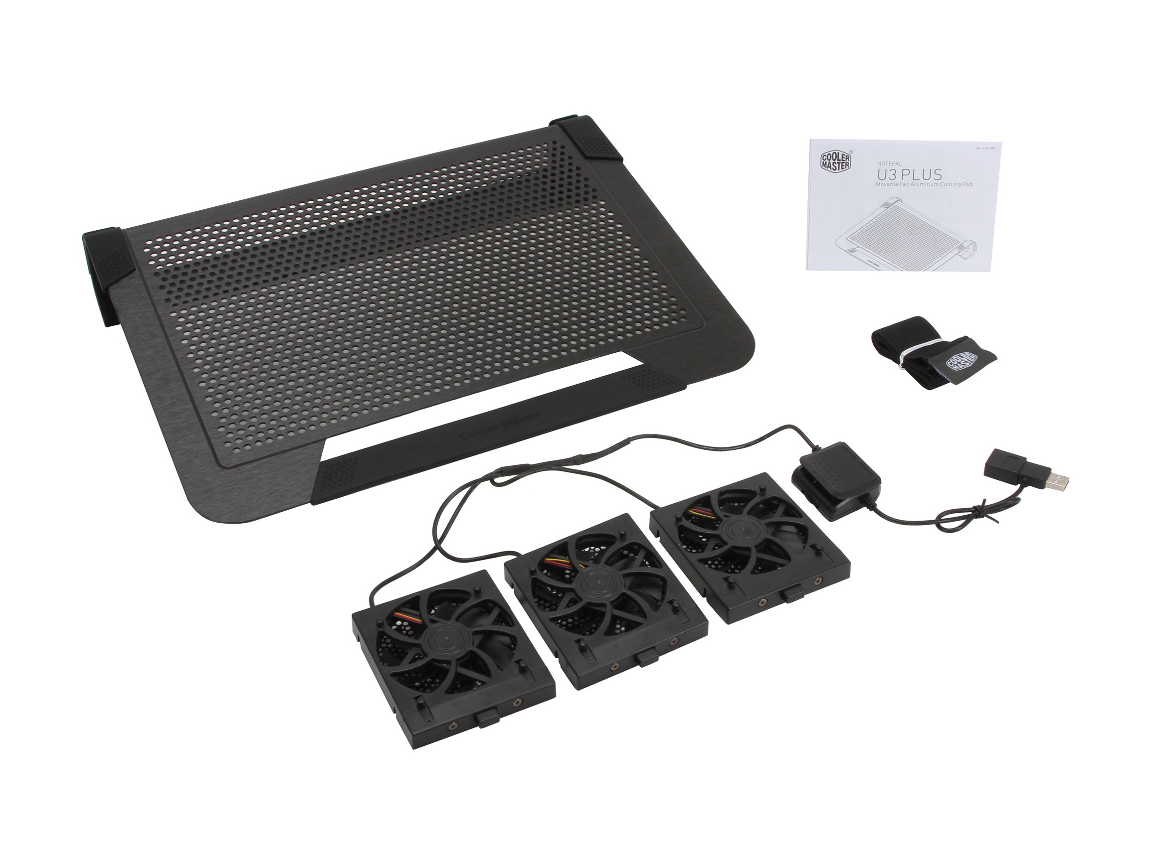 Laptop Cooling Pad, Laptop Cooler with 5 Quiet Red LED Fans for 12"-17" Inch Laptop, Dual USB 2.0 Ports, Portable Angle Adjustable Laptop Stand for Gaming Laptop-Green