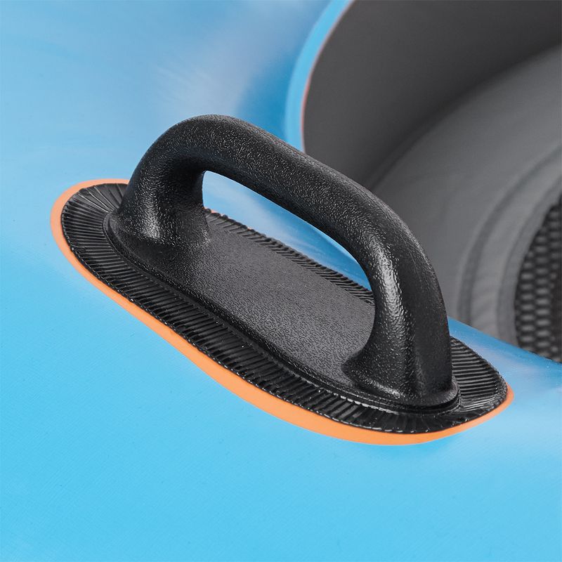 Bestway CoolerZ Rapid Rider 95" Inflatable 2 Person Pool River Tube Lake Lounger Float with Cup Holders, Handles, Backrest and Mesh Bottom