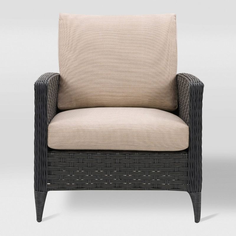 Parkview 2pc Chair and Stool Patio Set - Beige - CorLiving