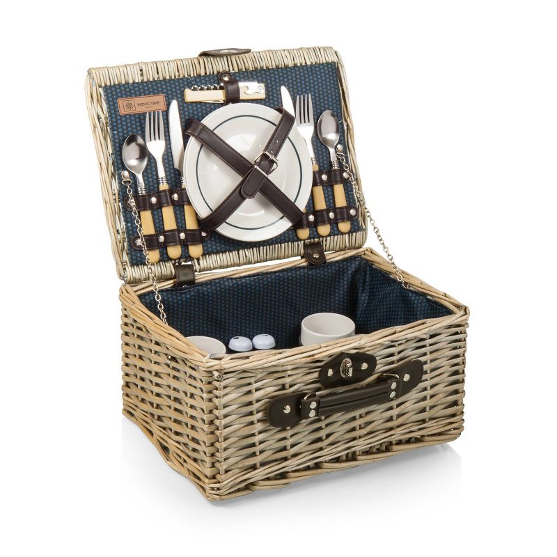 Picnic Time Catalina Wine and Cheese Basket - Dahlia Collection