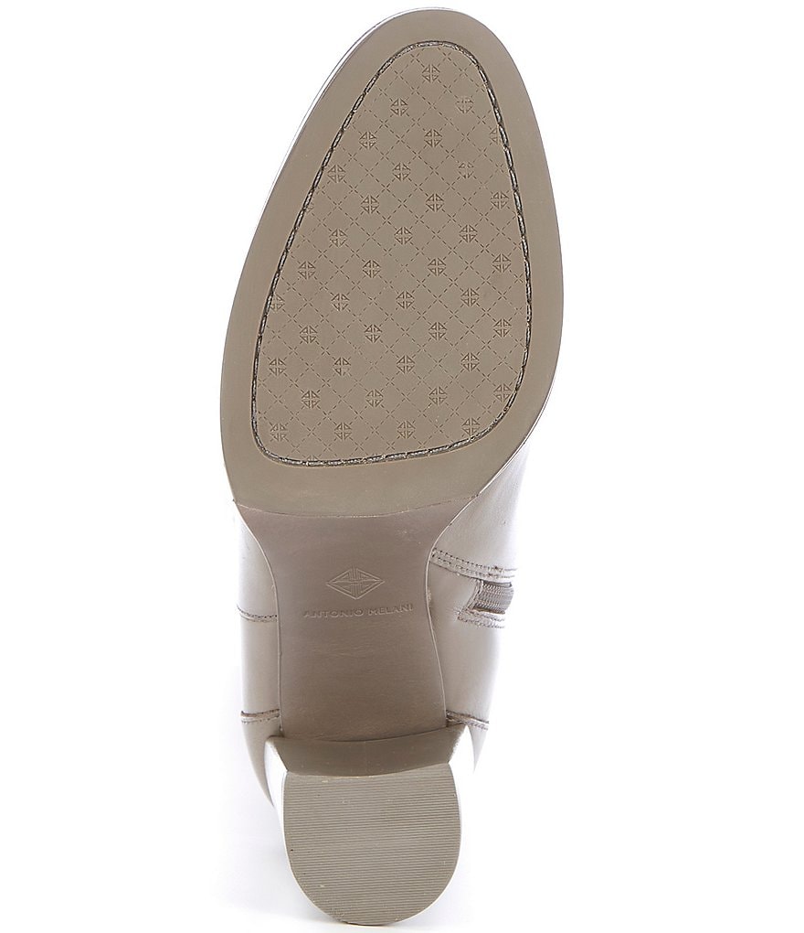 Antonio Melani Malindah Leather Block Heel Dress Boots