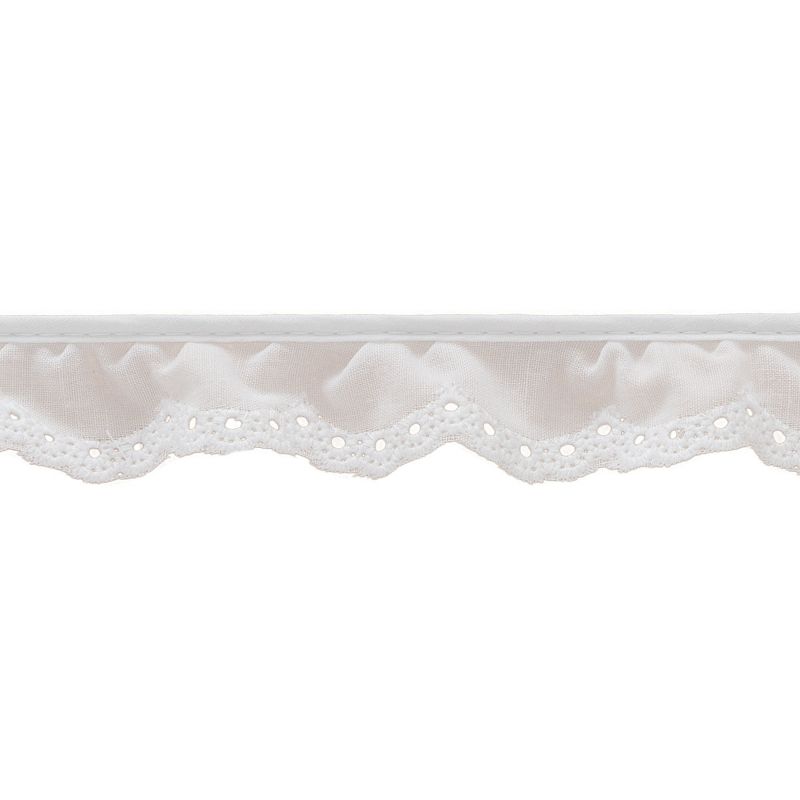 Simplicity Eyelet Scallop 1"X10yd-White