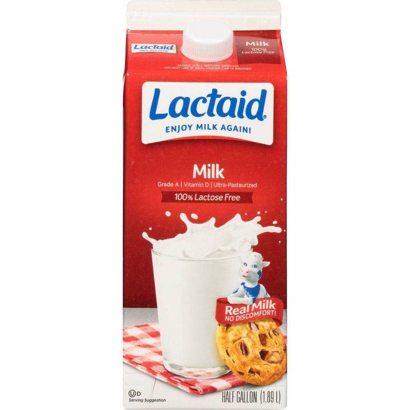 Lactaid Lactose-Free Whole Milk - 0.5gal