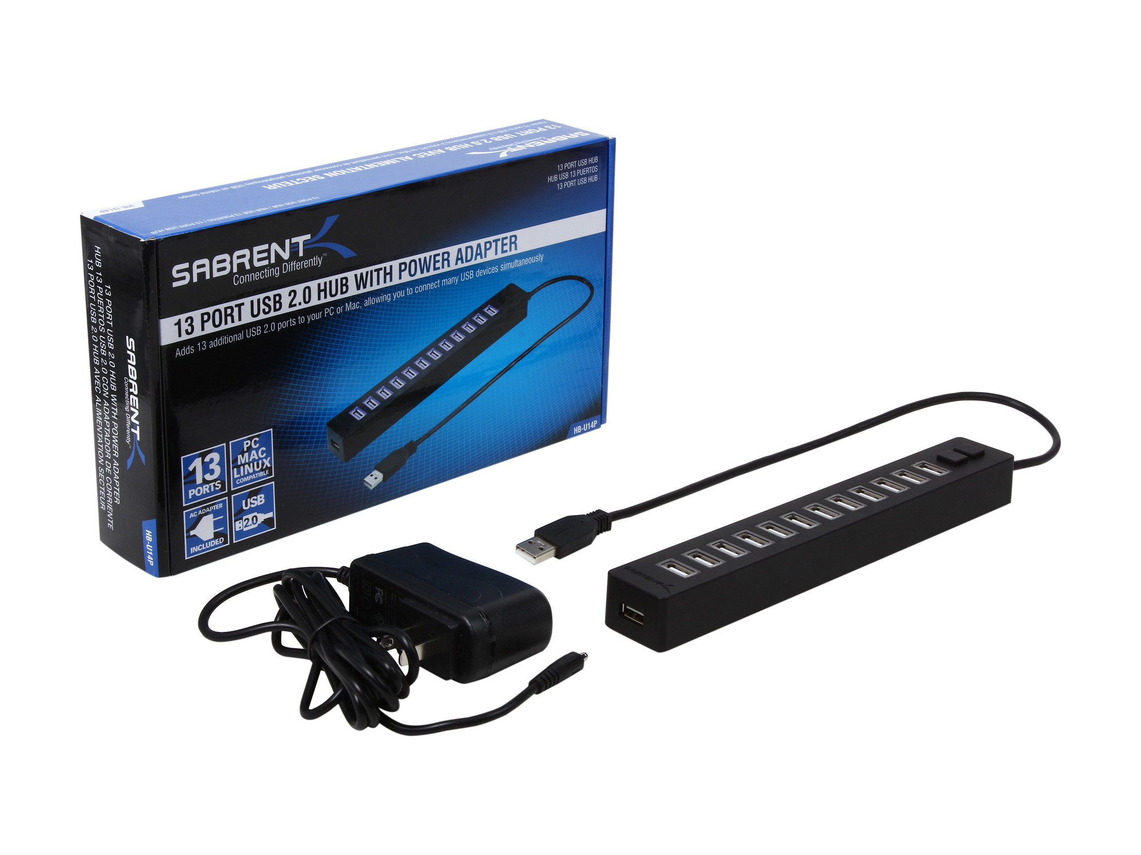 Madeng USB 3.0 HUB Adapter Extender Mini Splitter Box 3 Ports for PC Laptop Macbook Mobile Phone High Speed U Disk Reader