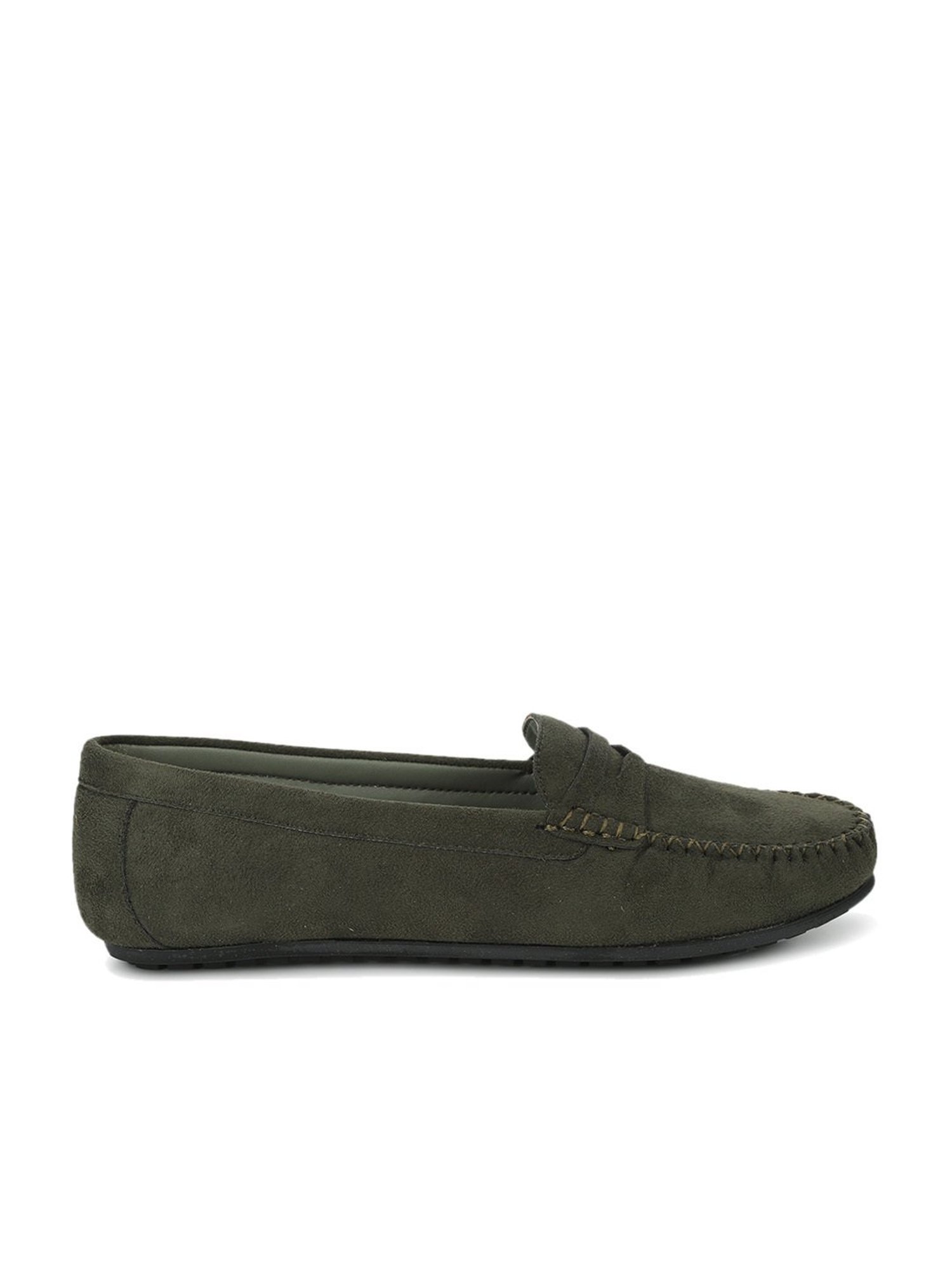 Yoho Women's Olive Casual Loafers