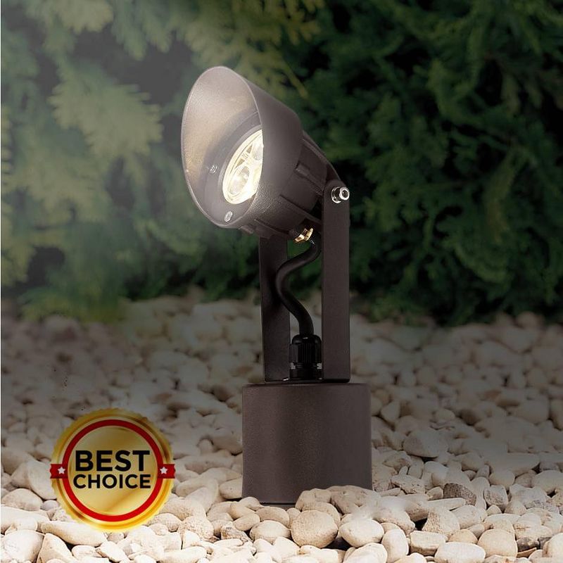 Super Duty Bronze LED Spot and Flood Light Complete Landscape Kit