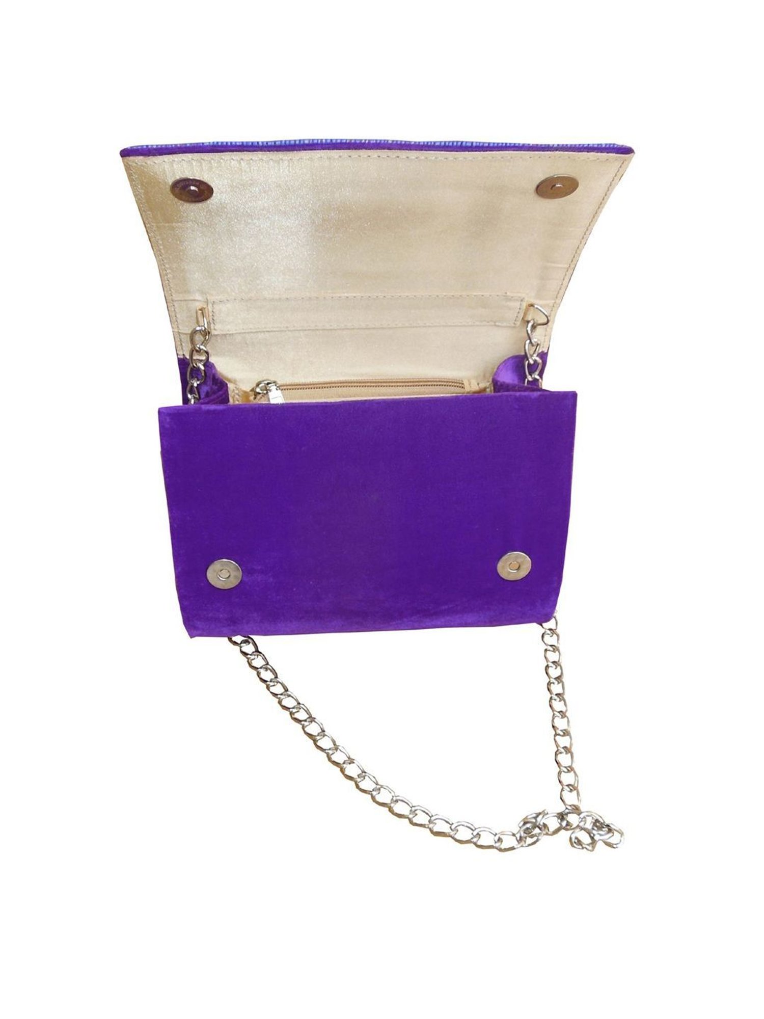 Spice Art Purple Clutch