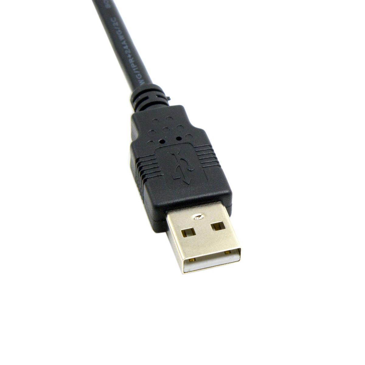 Left Angled 90 Degree Micro USB Male to USB 2.0 Data Charge Cable for Cell Phone