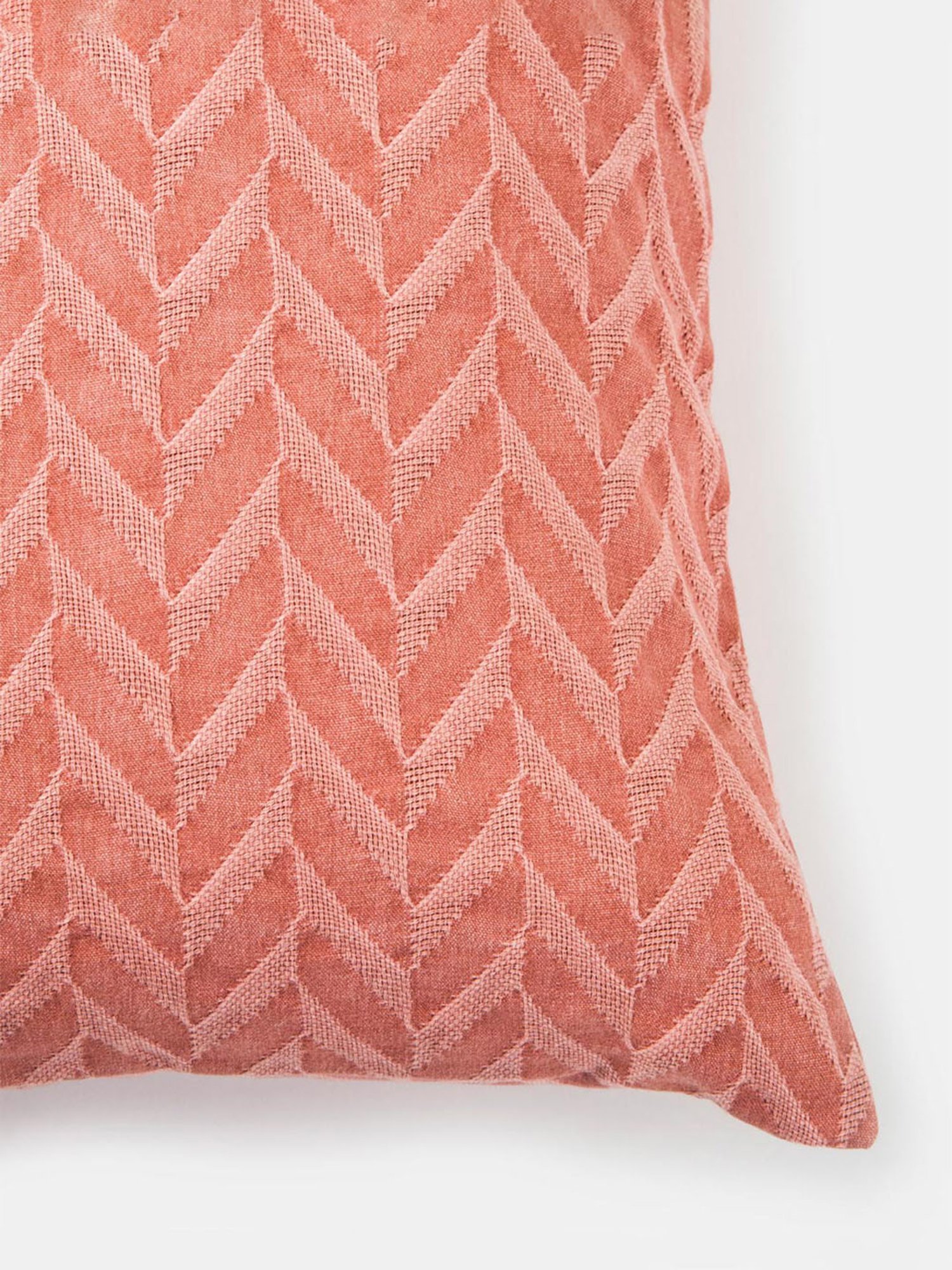 Fabindia Fuschia Cotton 100 TC 265 GSM Cushion Cover