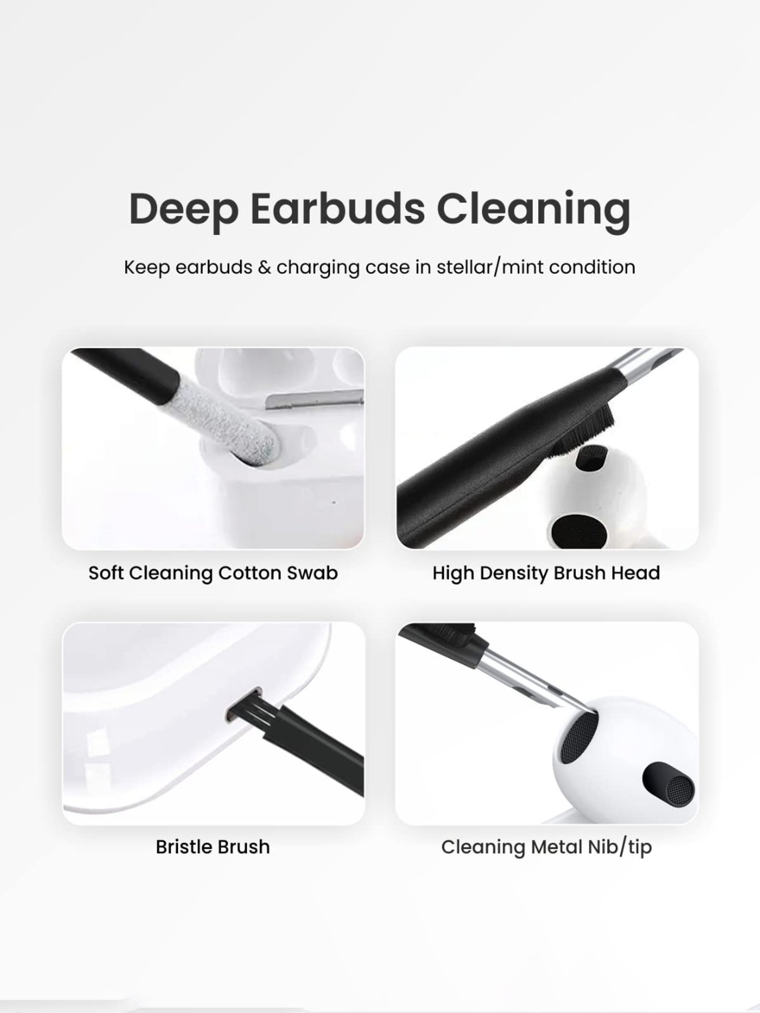 GRIPP 4 in 1 Professional Screen Cleaner Kit Includes Screen Cleanser Spray 150ml (Blue)