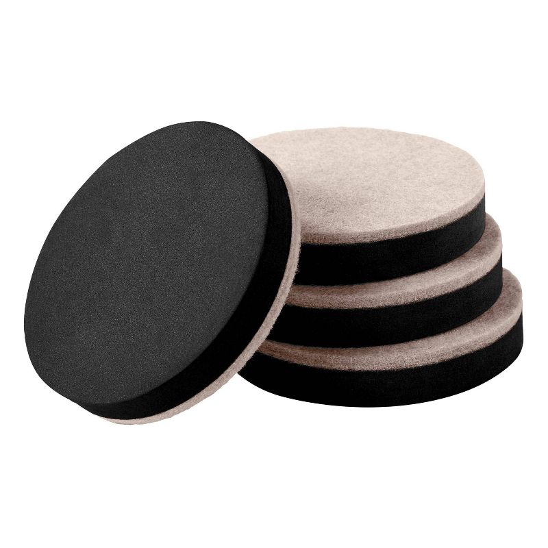 Scotch 3" 4pk Felt Pads Brown