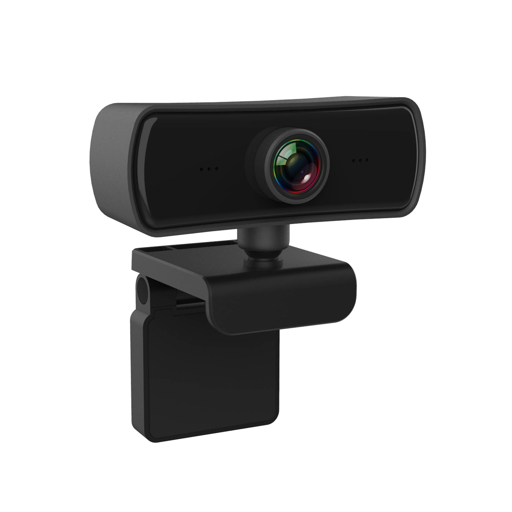 Dartwood 2K QHD USB Webcam with Built-in Microphone and Lens Cover - Ideal for Conferences and Presentations