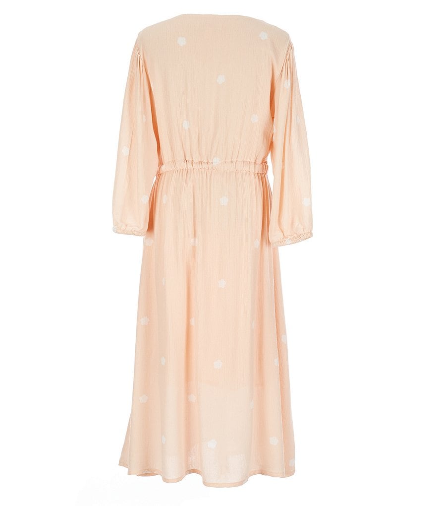 Rare Editions Big Girls 7-16 Printed Chiffon Tiered Maxi Dress