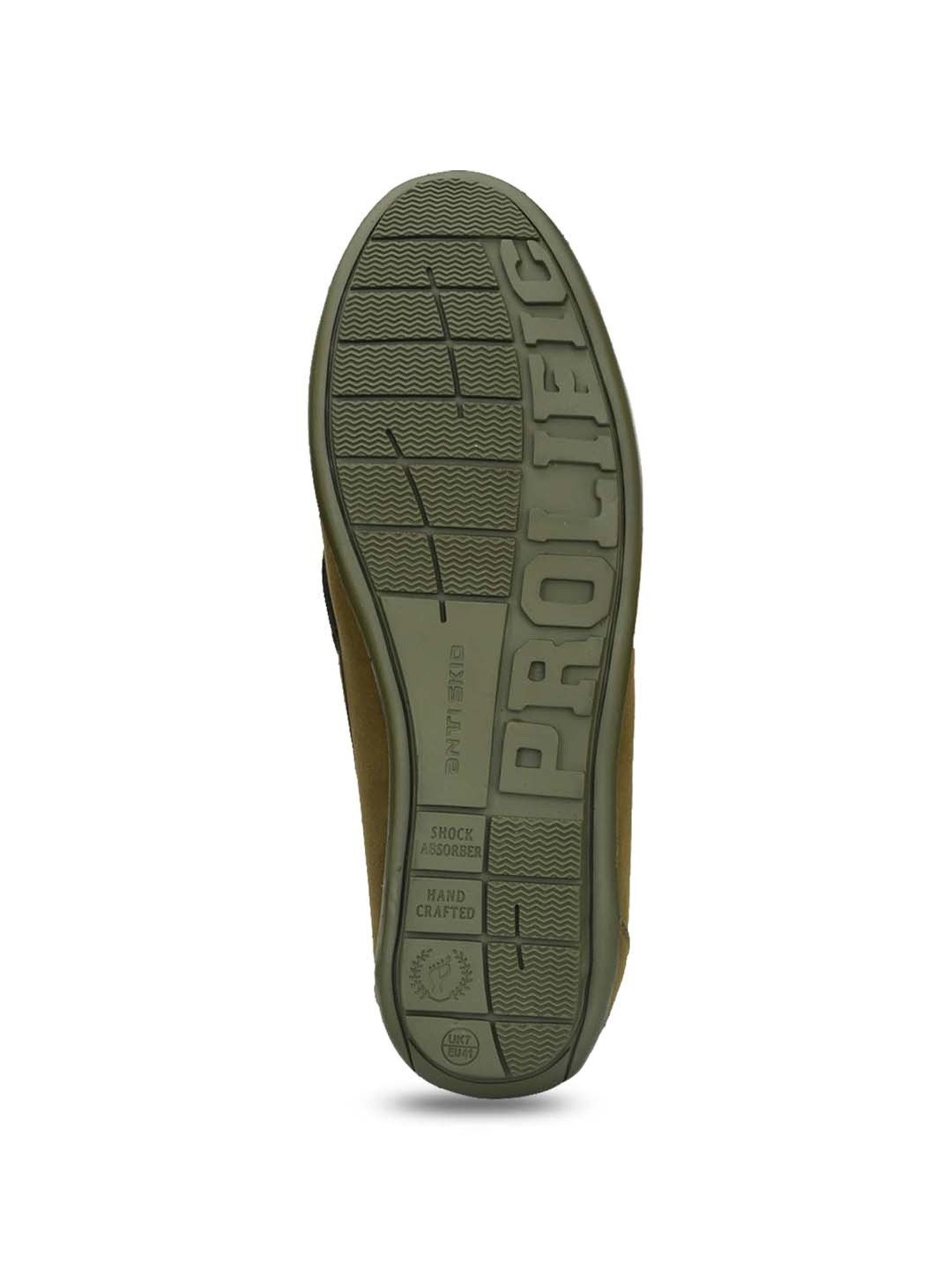 Prolific Men's Olive Green Casual Loafers
