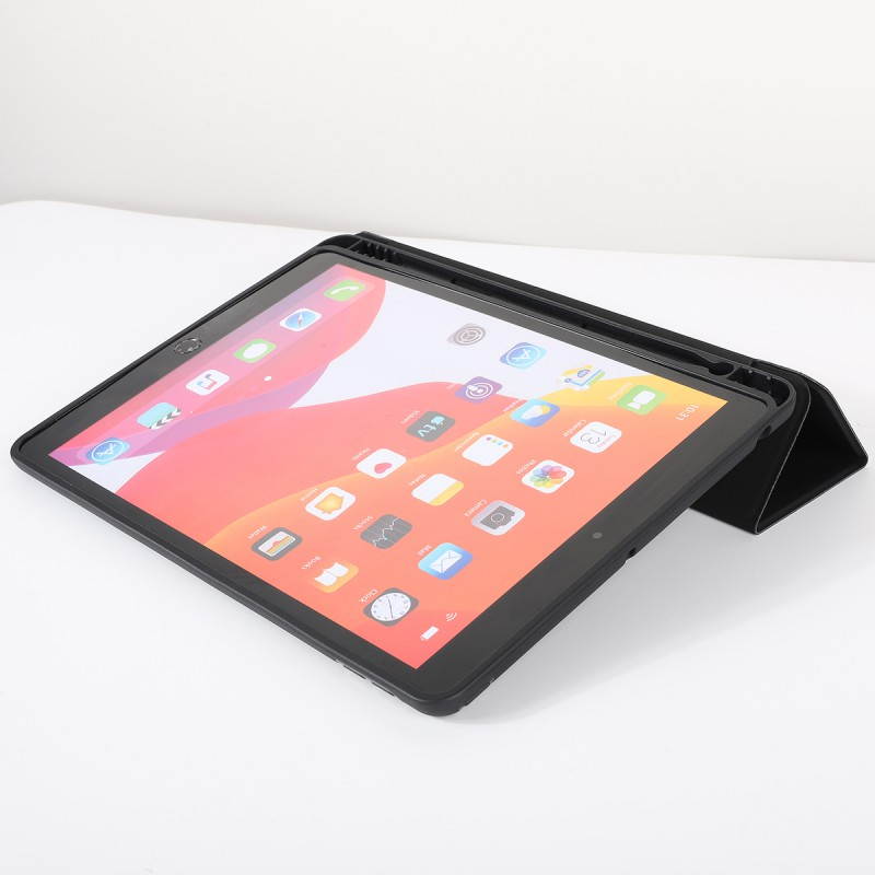 Case Compatible with iPad Mini 7.9" 2019 iPad Mini 5th Gen with Pencil Holder,Protective Case with Ultrathin Trifold PU Leather,Auto Sleep/Wake Cover Compatible for iPad Mini 5th Gen,Grey