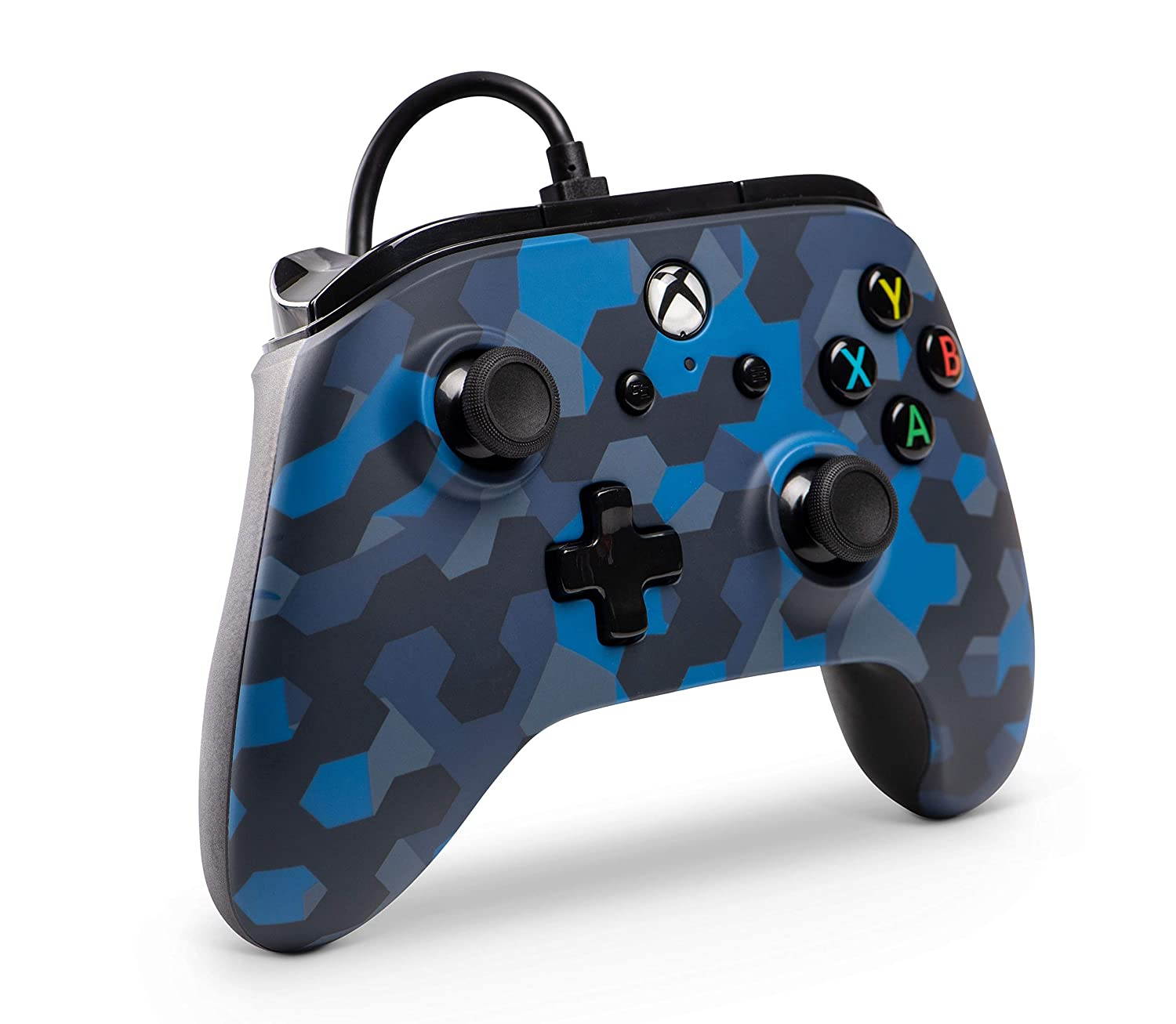 PowerA Wired Controller - Stealth Blue Camo For Xbox One 1508488-01