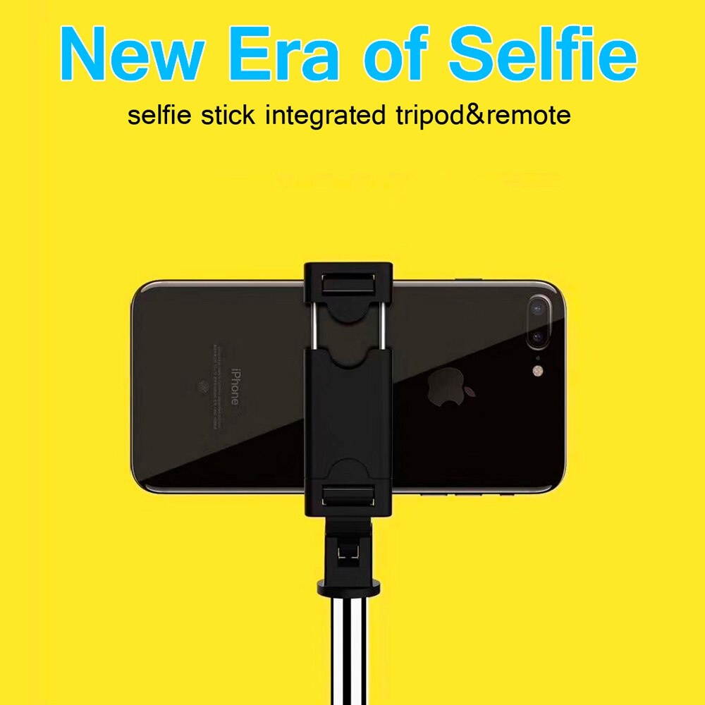 Remote Extendable Mini Tripod Wireless Bluetooth Selfie Stick for iphone/Android/3 in 1Foldable Handheld Monopod Shutter