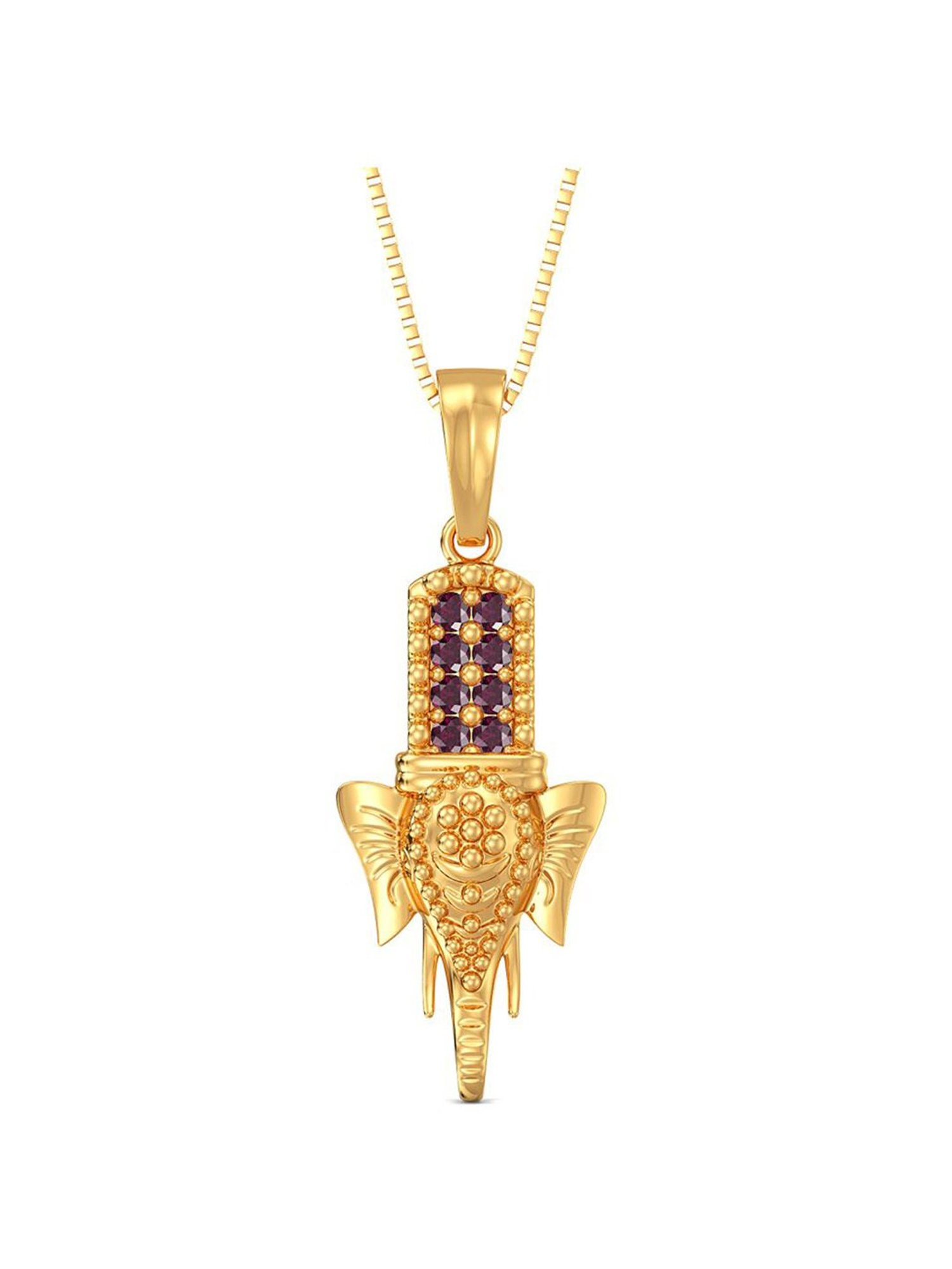 Joyalukkas 22k Elephant Design Gold Pendant
