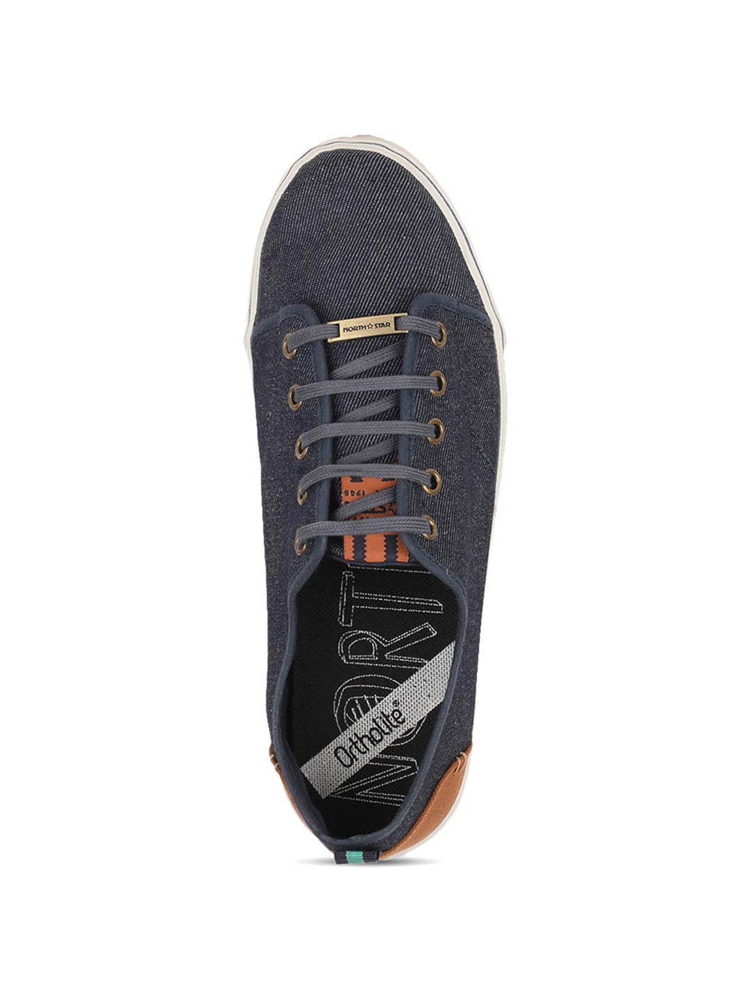 North Star by Bata Men's Blue Casual Sneakers