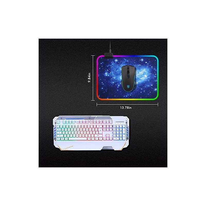 Pink Metal Mouse Pad-Office Gaming Hard Aluminum Mouse Mat, Dual-Use Waterproof Non-Slip Matte Metal/PU Mousepad for Laptop, Computer and PC Double Side Design by