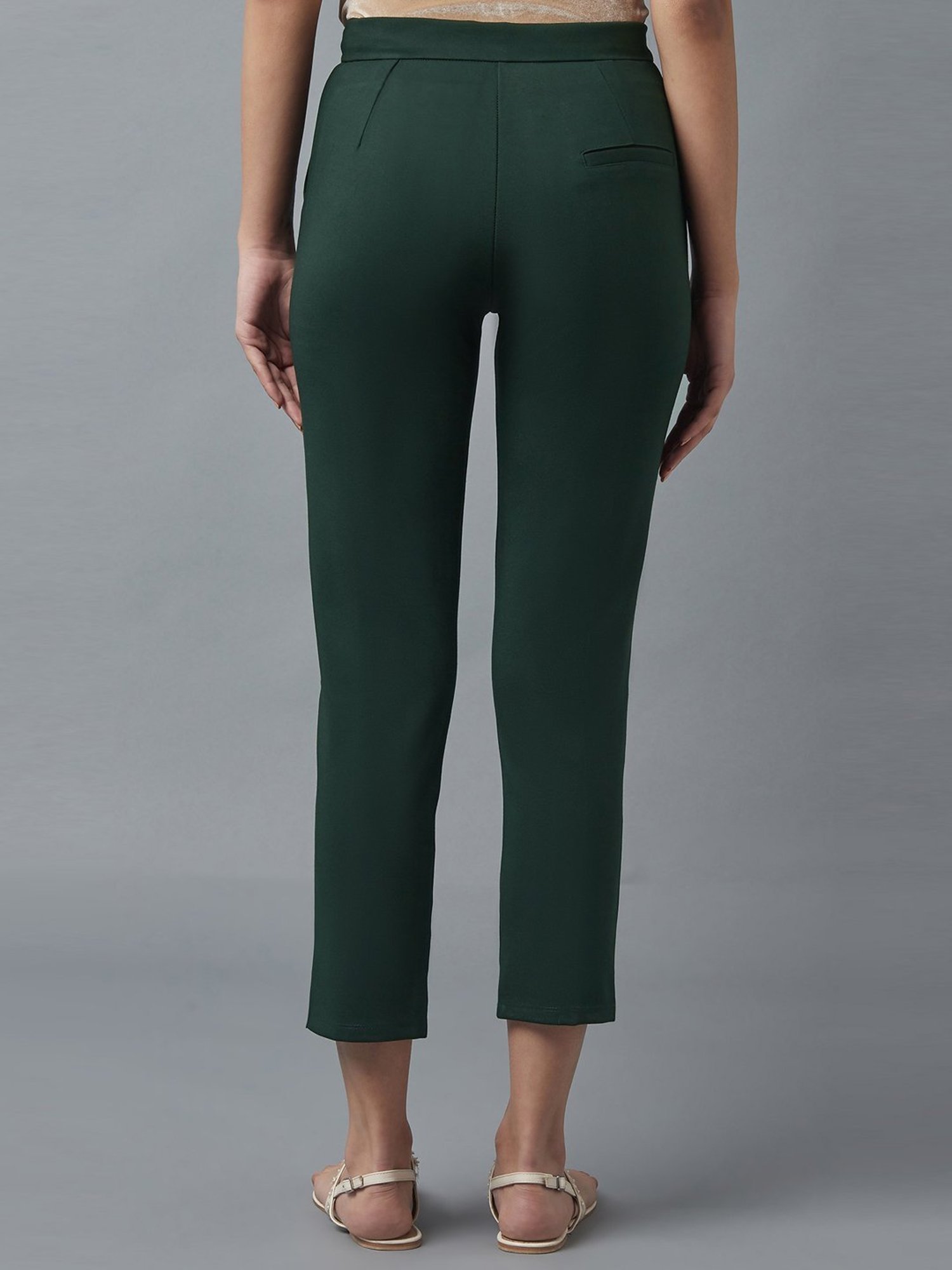 Elleven Green Plain Pants