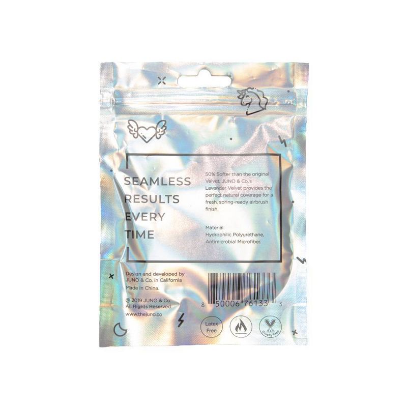 JUNO & Co. Microfiber Lavender Velvet Sponge – 1ct