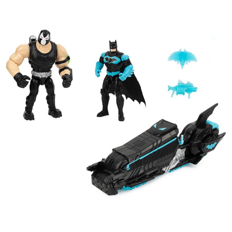 Batcycle with Two 4" Figures