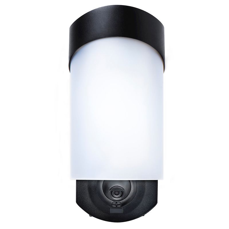 Contemporary Smart Security LED Outdoor Wall Light Black - Maximus