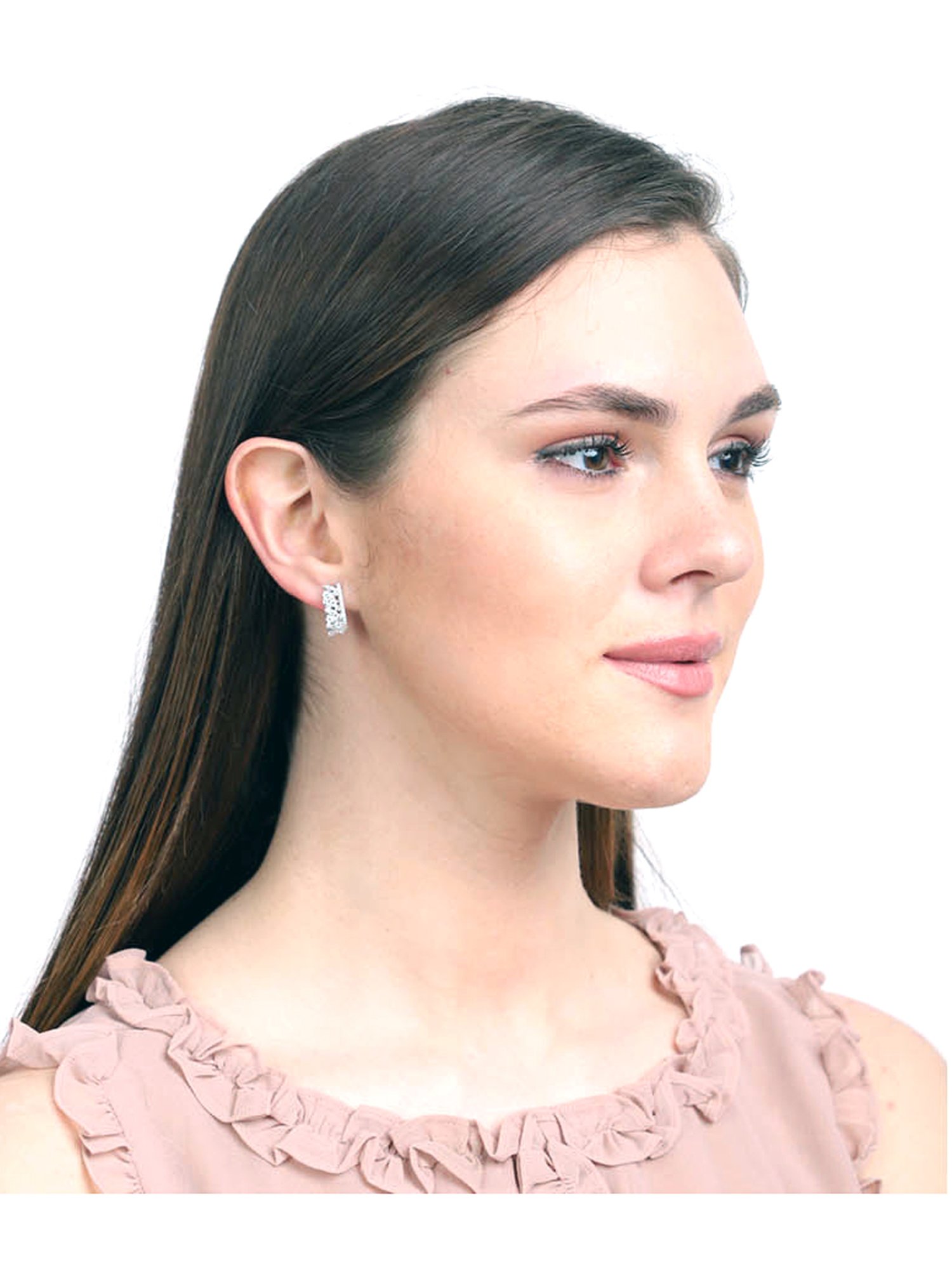 Clara 92.5 Sterling Silver Liana Earrings for Women