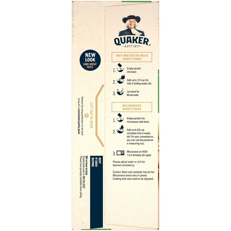 Quaker Instant Oatmeal Apple Cinnamon - 10ct