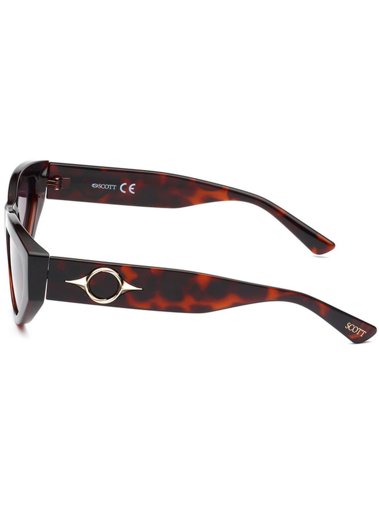 SCOTT Green Cat Eye UV Protection Sunglasses for Women