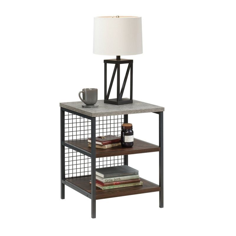 Market Commons Side Table Walnut - Sauder