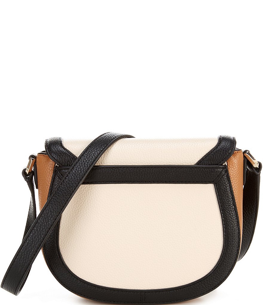 kate spade new york Knott Colorblock Medium Saddle Crossbody Bag