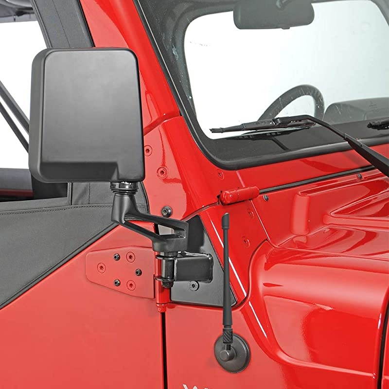 Antenna Compatible with 20072021 Jeep Wrangler JK JKU JL JLU Rubicon Sahara Gladiator 7 inches Flexible Rubber Antenna Designed for Optimized FMAM Reception