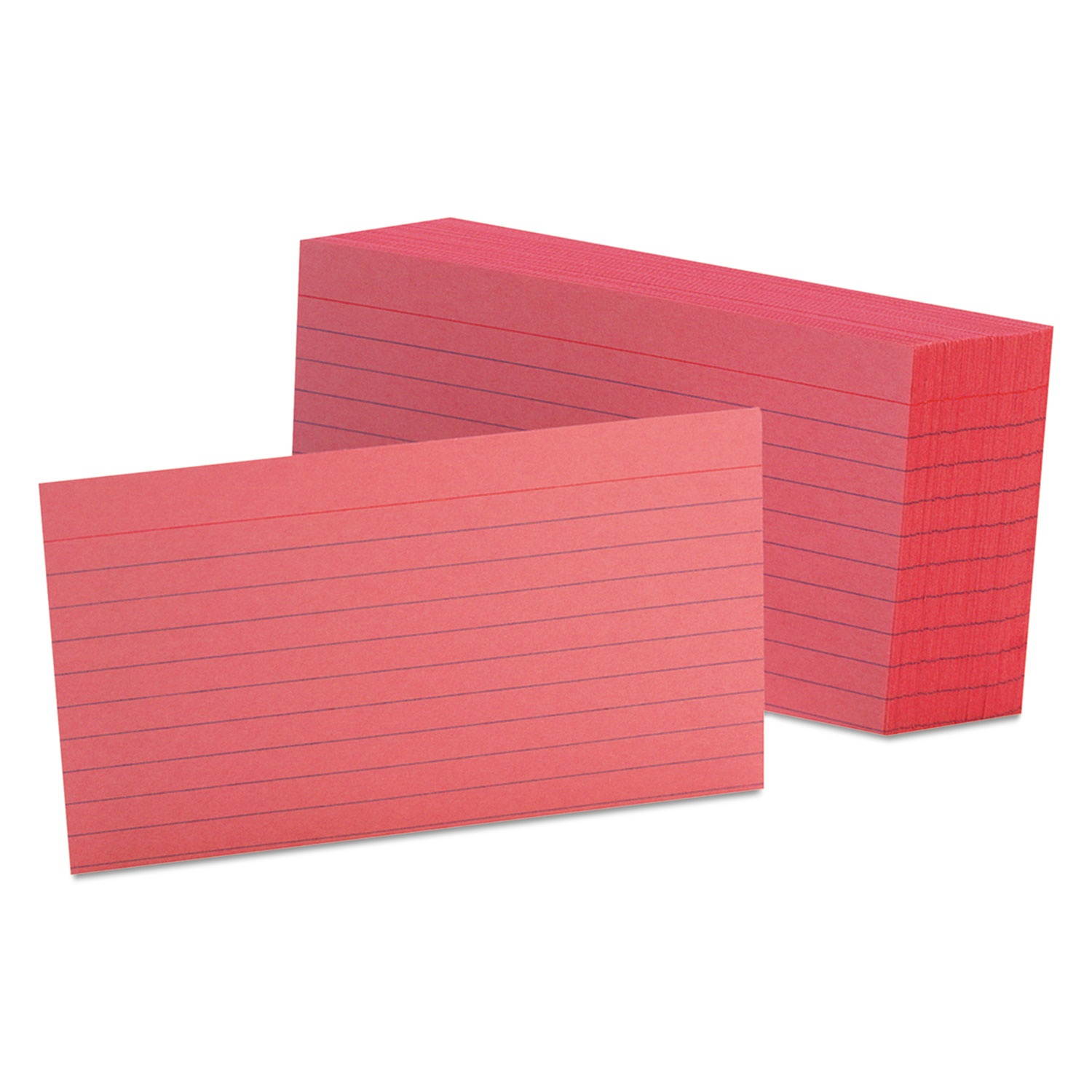 Oxford Ruled Index Cards 3 x 5 Cherry 100/Pack 7321CHE