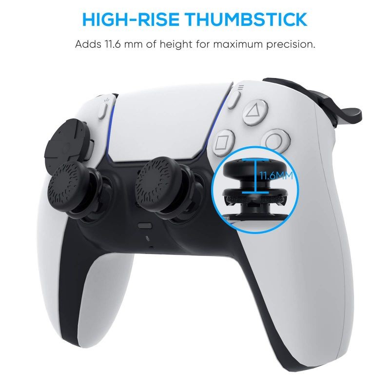 Carrying Case with Protective Cover for PS5 DualSense Wireless Controller,  Accessories Kit Including Travel Case, Hard Shell, Thumb Stick Caps, Trigger Extensions for Playstation 5 Controller