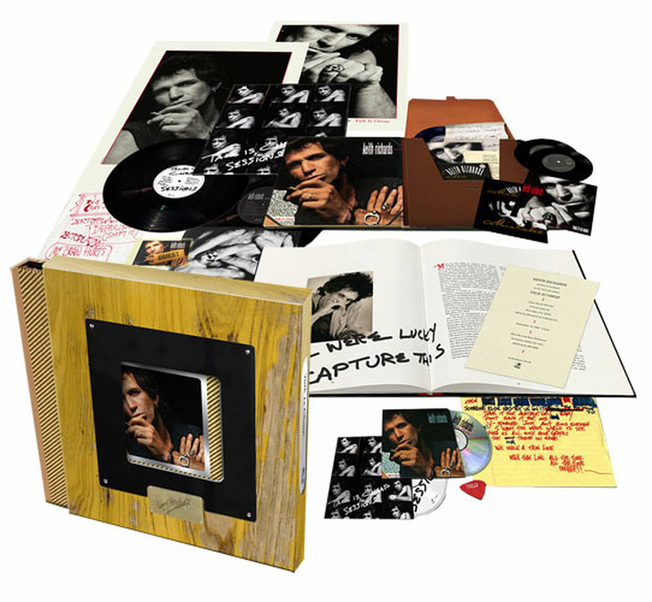 Keith Richards Talk Is Cheap Numbered Limited Edition 180g 2LP, 2 7" Vinyl & 2CD Super Deluxe Edition Box Set
