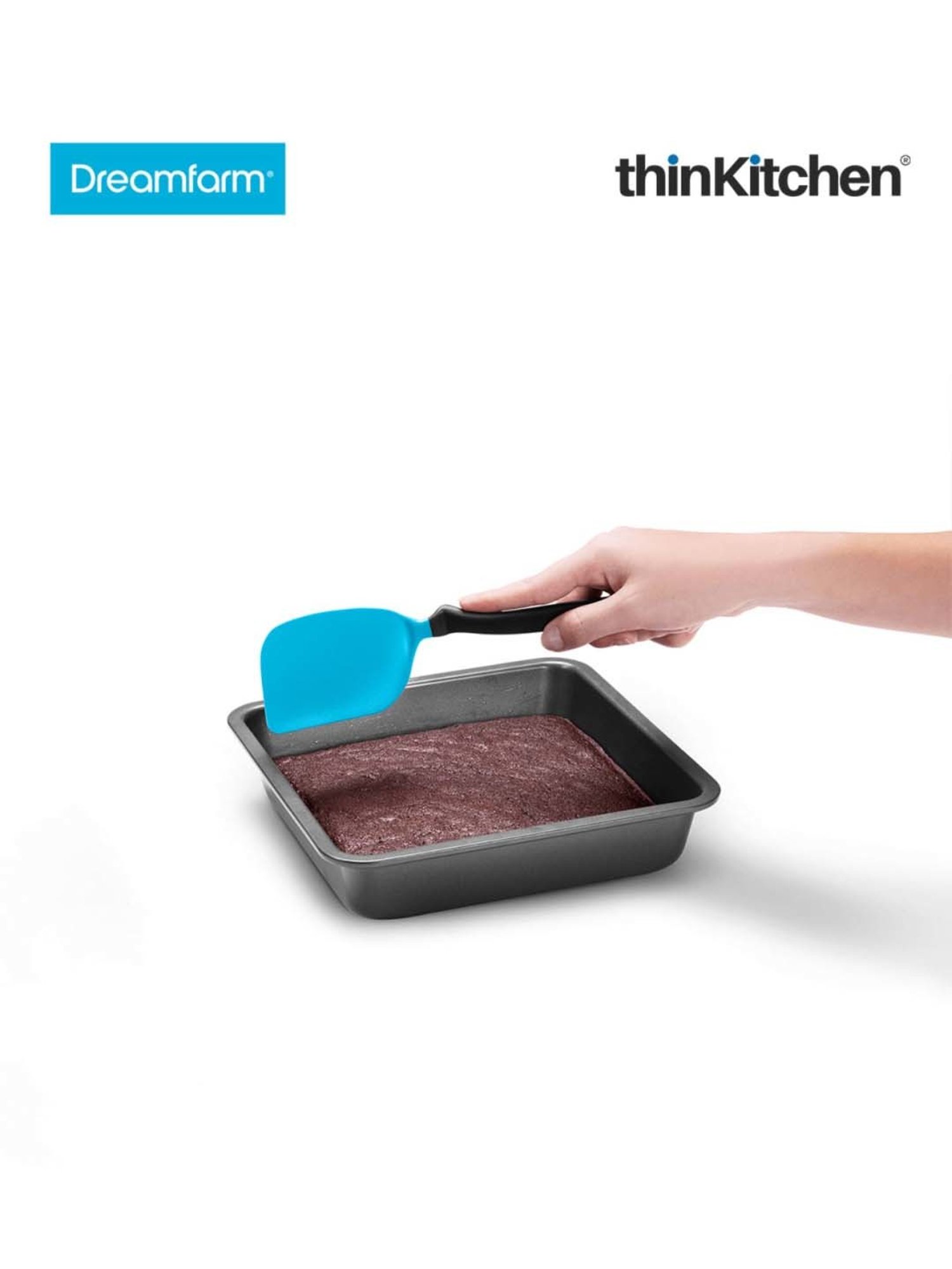 Dreamfarm Blue Nylon Mini Chopula Super Flexible Chopping Sit Up Spatula