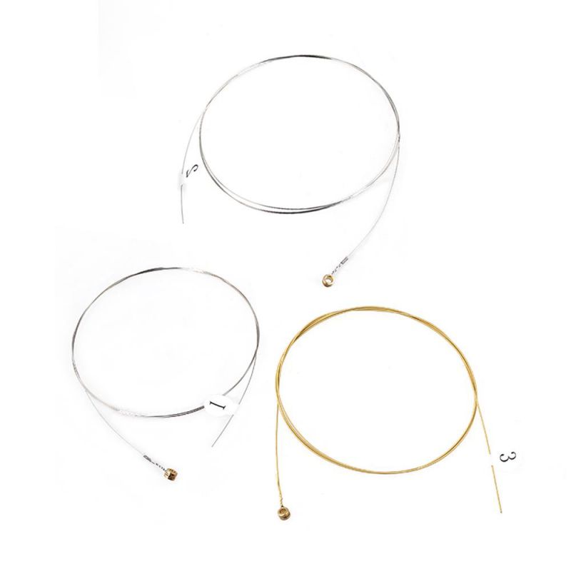6 x CA60-M 1253 Steel Acoustic Guitar Strings Fretwire Replacement Parts
