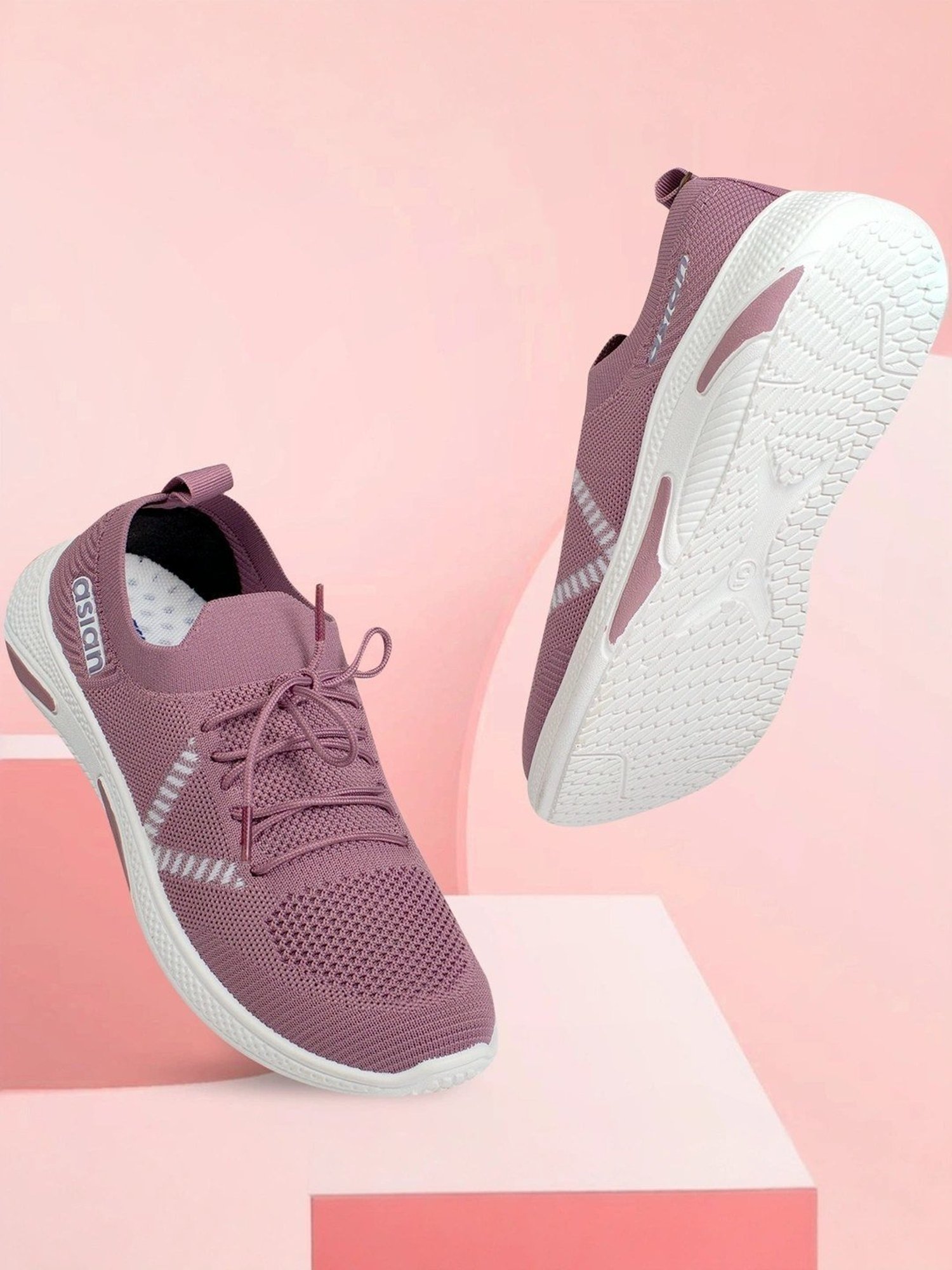 Asian Women's Mauve Running Shoes