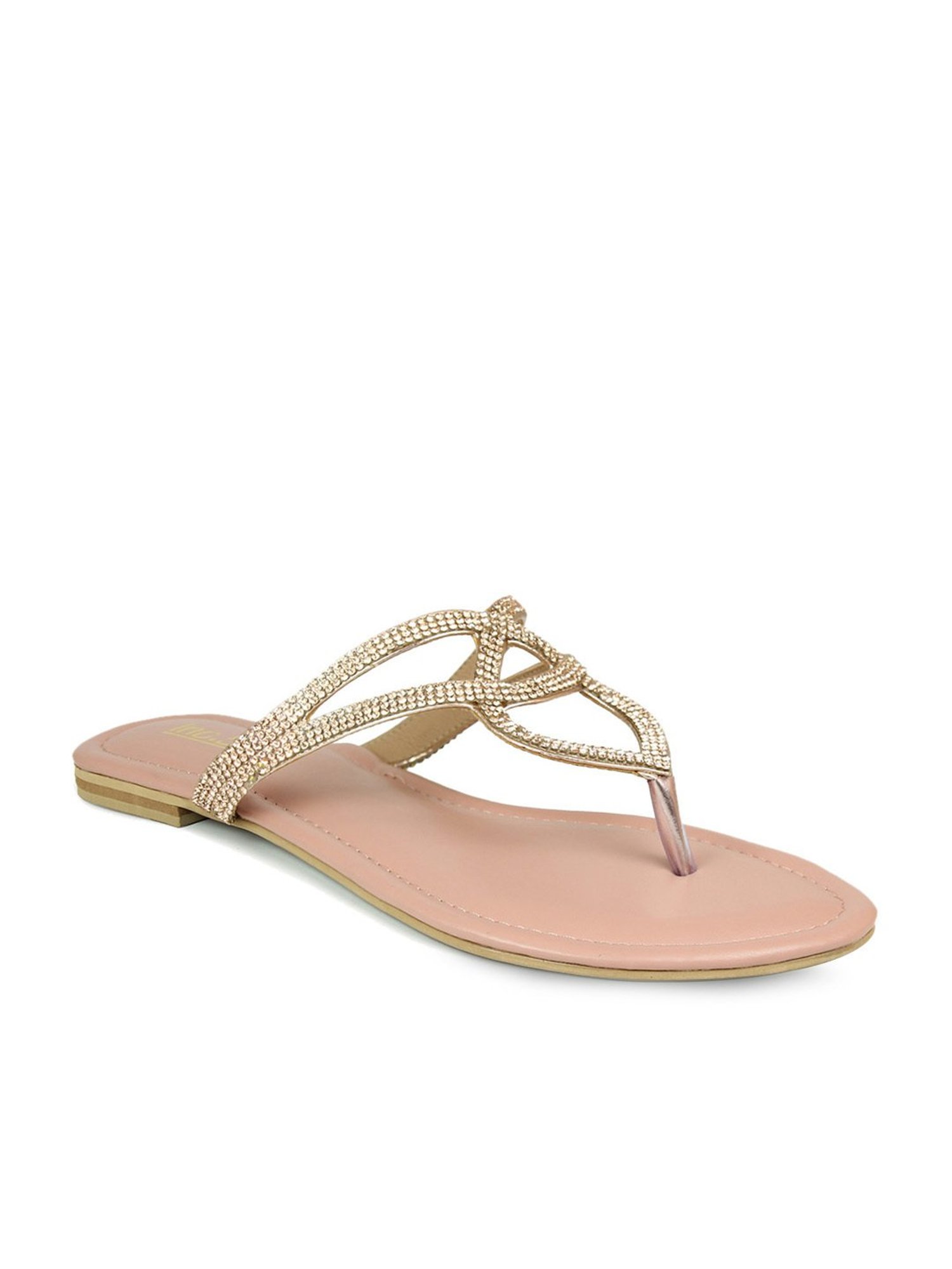 Inc.5 Women's Pink T-Strap Sandals